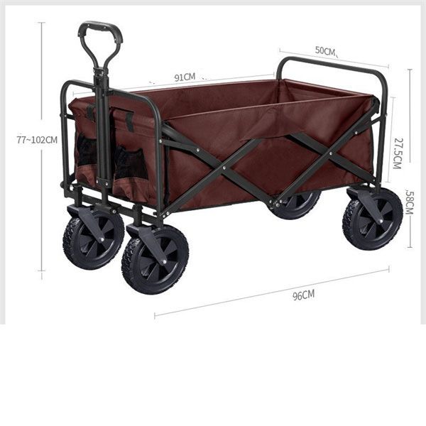 ポイント超超祭 キャリーワゴン 収納カゴ付き 大容量 150L 耐荷重150kg