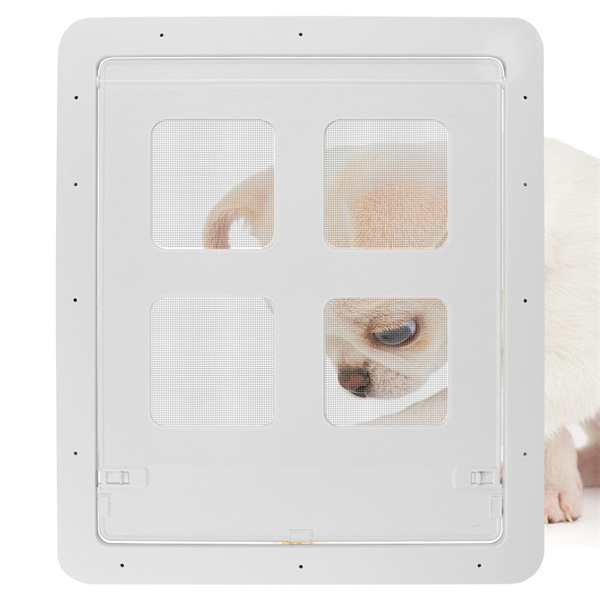 ペットドア 網戸専用 取り付け簡単 自作 サッシ 犬 開閉ロック機能付き 猫 ねこ ネコ 小型犬 中型犬 大型犬 磁石 耐用 プラグ ネジ固定 延長プラグ マグネット閉鎖 自動に閉める ナイロンメッシュ 通り抜け 足跡型 可愛い ペット出入り口 便利 送料無料