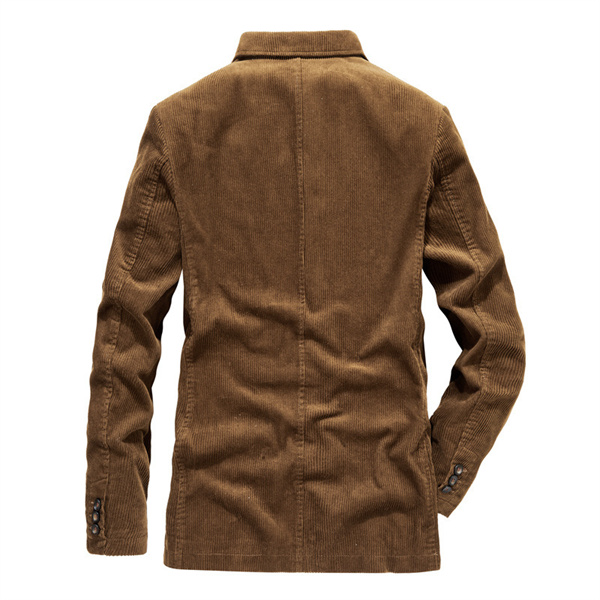 テーラードジャケット メンズ ブレザー コーデュロイ スリム 紳士服 秋冬 新作 ビジネス カジュアル 通勤 紳士服 春秋 新作 メルトン アウター_5