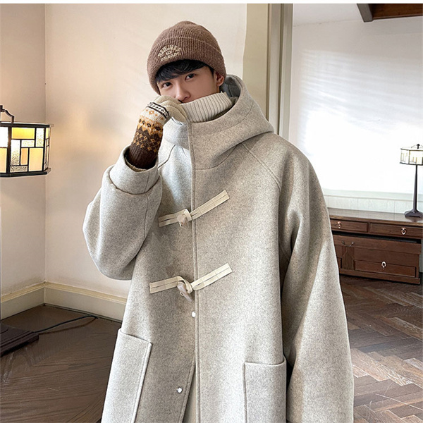 ポイント超超祭 メルトンコート メンズ ダッフルコート ロング