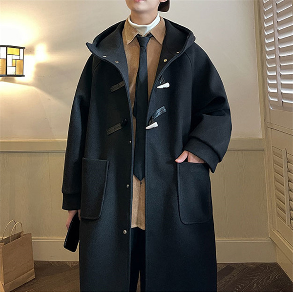 ポイント超超祭 メルトンコート メンズ ダッフルコート ロング ジャケット カジュアル 秋冬 アウター 上着 暖か クラシック 紳士服 トグル釦 防寒 上品 父の日 ポイント超超祭 メルトンコート メンズ ダッフルコート ロング