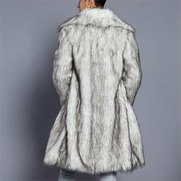 人気急上昇 毛皮コート ファーコート メンズ アウター ロングコート