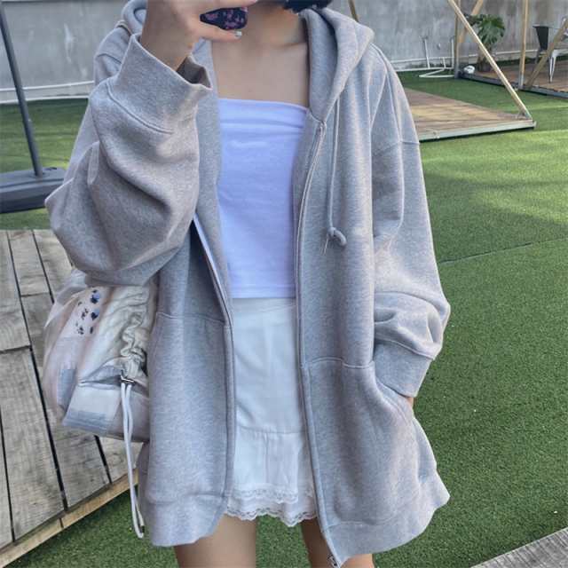 トップス ロングパーカー 長袖 UVカット レディース フード付き 薄手 ロング丈 春秋 大きいサイズ 体型カバー 着痩せ 20代 30代 40代の通販はau  PAY マーケット - DOUDOU