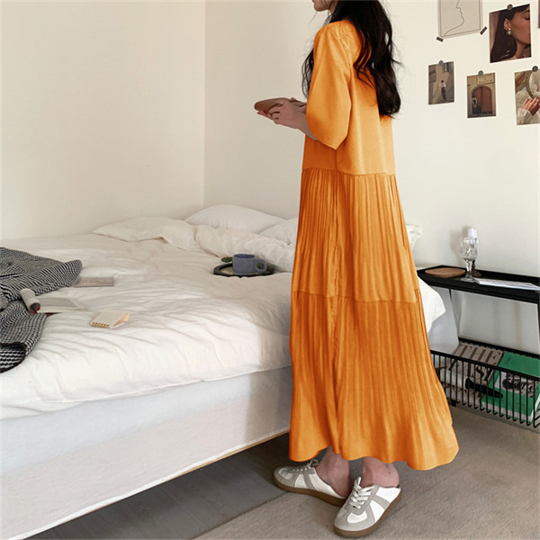 最終値下げ】Fitmore ケープカラーワンピースロング 最終値下げ