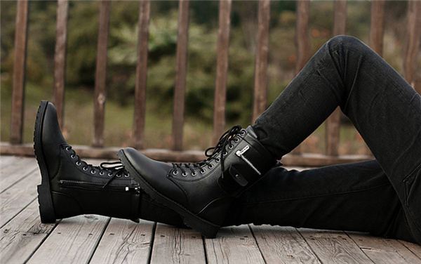 数量限定 編み上げブーツ ショートブーツ メンズ ワークブーツ 紳士靴