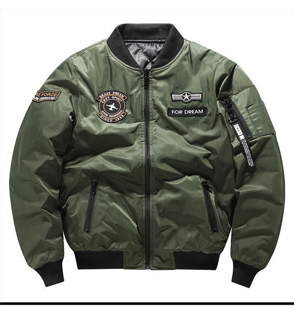 メンズ 刺繍 MA-1 ジャケット スタジャン アウター ワッペン付き スタンドカラー カッコイイ カジュアル 柔らかい コンフォート