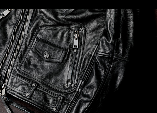 限定価格 最高品質 ライダースジャケット メンズ ダブル 革ジャン 本革