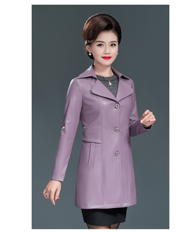 レザーコート ロングコート スプリングコート ライダース 革ジャン