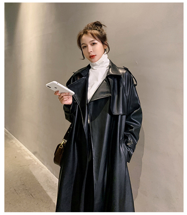 店長イチオシ レザーコート ロングコート スプリングコート ライダース