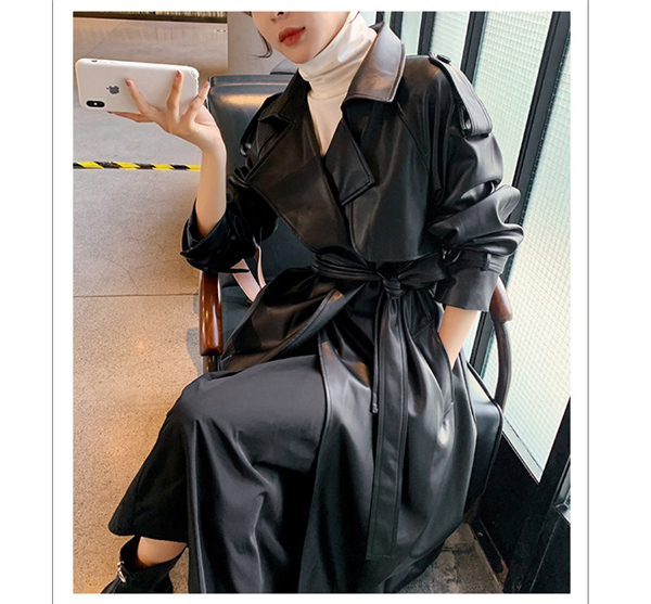 店長イチオシ レザーコート ロングコート スプリングコート ライダース