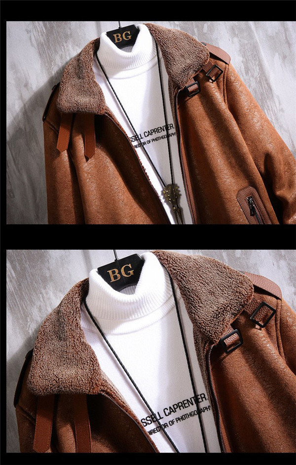 ポイント超超祭利用可 ムートンコート ボアジャケット メンズ