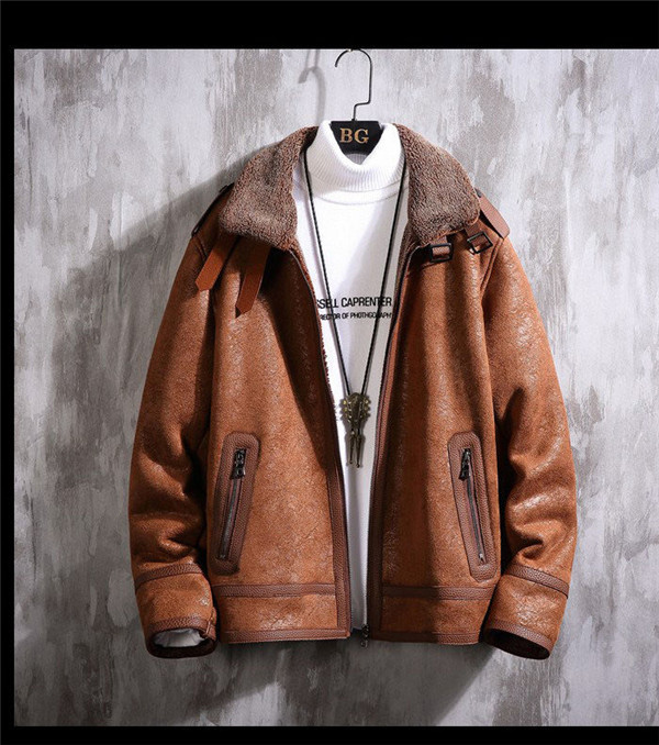 ポイント超超祭利用可 ムートンコート ボアジャケット メンズ