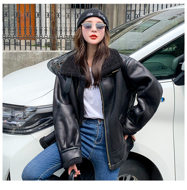 ムートンコート ライダース ジャケット ボアコート レディース ボア