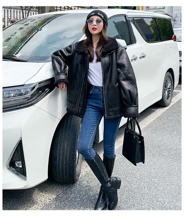 ムートンコート ライダース ジャケット ボアコート レディース ボア