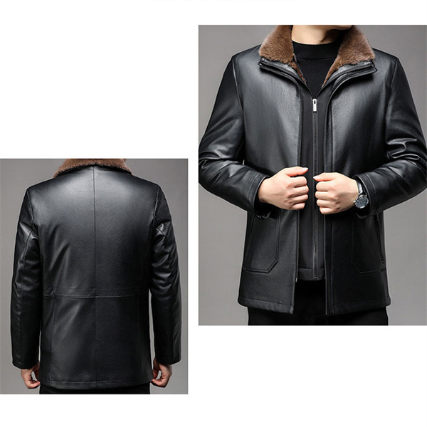 団長古着　PIERRE BALMAIN シープスキン　レザージャケットXL rinkan_10209-250404-0087
