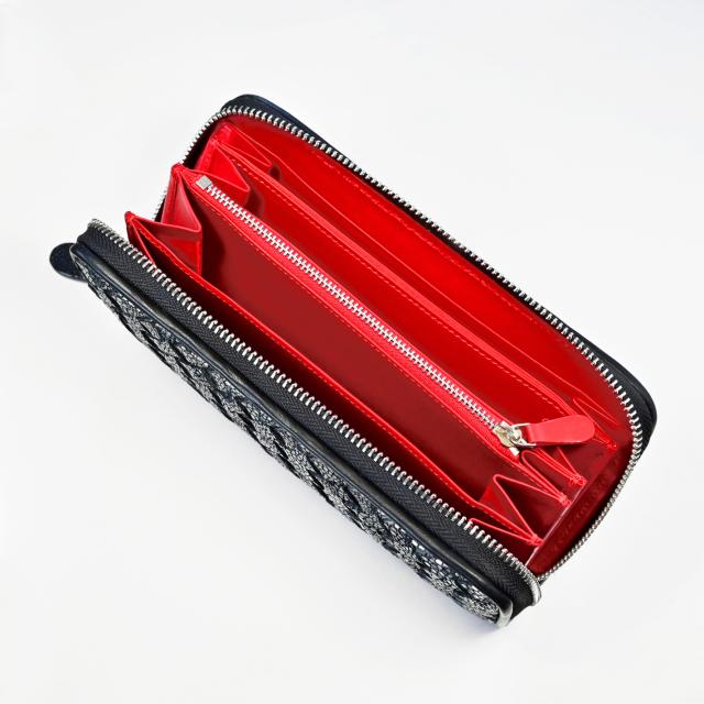スティングレー 長財布 ポリッシュ加工 ウォレット レッド 赤 スティングレー 長財布 ポリッシュ加工 ウォレット レッド 赤