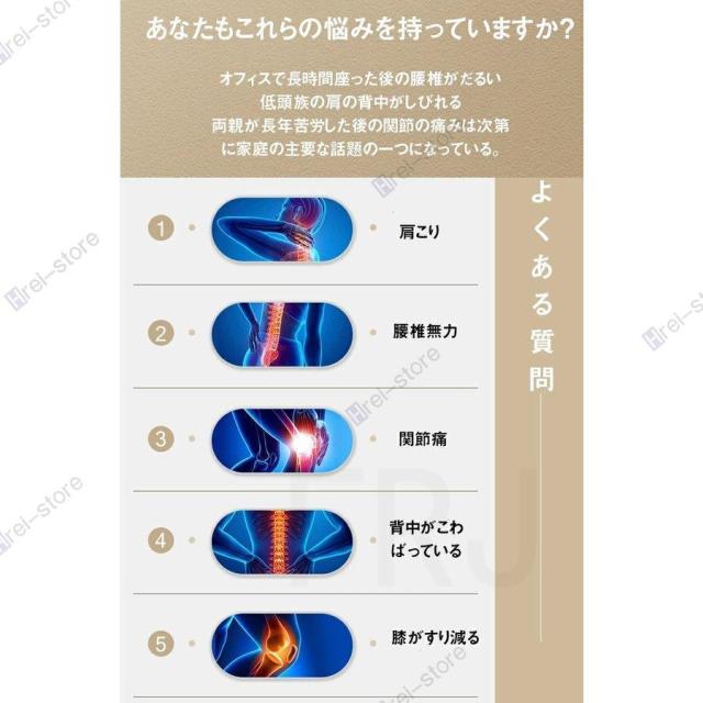 マッサージ器 全身 肩こり 腰 背中 マッサージパッド 電気多機能 折り畳み式 9種類のモード 加熱 リモコン付き マッサージクッション 振動 敬老の日プレゼント_2
