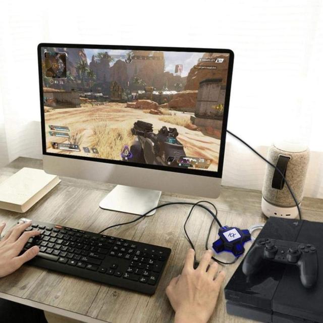 キーボード マウス 3点セット 片手ゲーミング コンバーターセット 