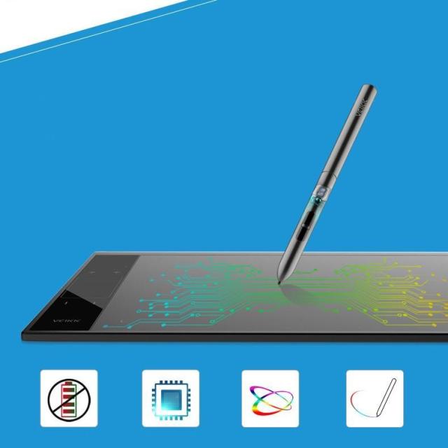 ペンタブレット タブレット デジタル イラスト 充電不要ペン ペンタブ 初心者 Windows10/8/7/Mac 送料無料