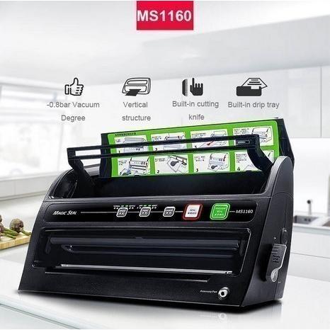 新しい真空シーラー220ボルト/110ボルト商業/ホーム食品真空シール機用ウェットドライオイル食品梱包機_1