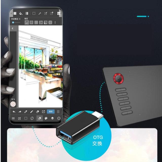 ペンタブレット タブレット デジタル イラスト 充電不要ペン ペンタブ Windows10/8/7/Mac 送料無料