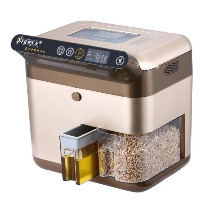 フルオート ミニ オイルプレス 家族インテリジェント ホット＆コールド 商業多機能 フライ油 プレス機 フルオート ミニ オイルプレス 家族インテリジェント ホット＆コールド