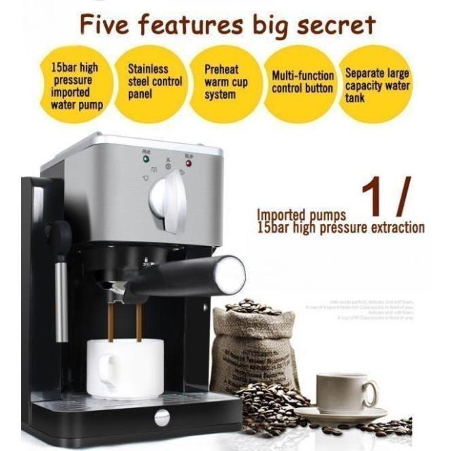 半自動エスプレッソコーヒーマシン 家庭用コーヒーメーカー ポンプ