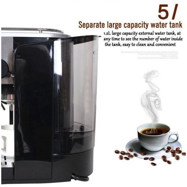 半自動エスプレッソコーヒーマシン 家庭用コーヒーメーカー ポンプ