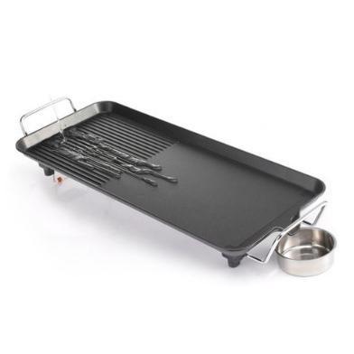 220ボルト非スティック電気バーベキューグリル機械電気無煙フライパン