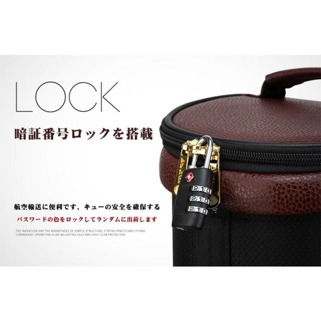 PGMゴルフ バッグ メンズゴルフバッグ 多機能チェックエアバッグ プーリー付き_9