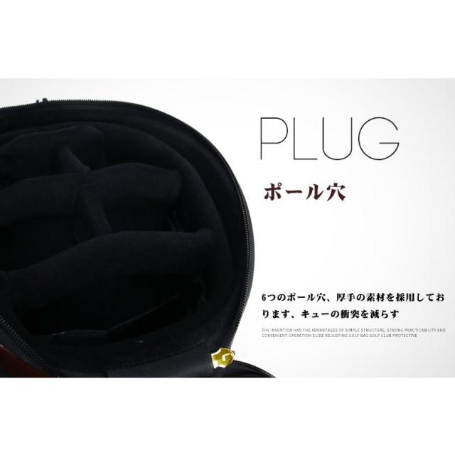 PGMゴルフ バッグ メンズゴルフバッグ 多機能チェックエアバッグ プーリー付き_7