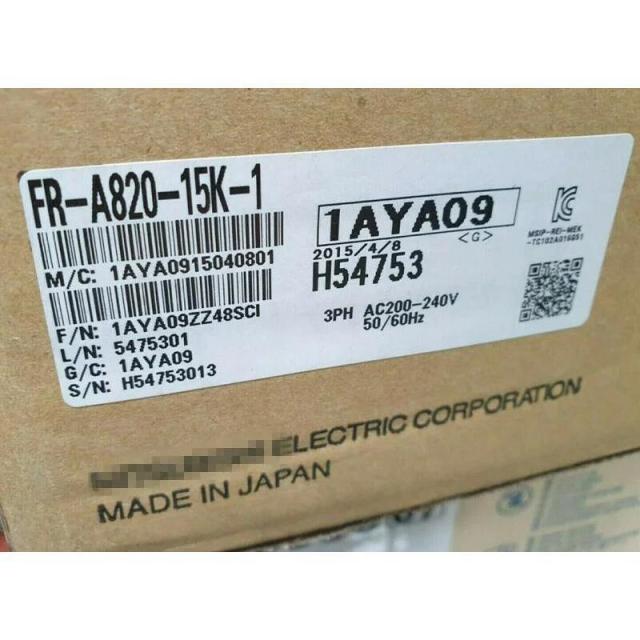 【新品★送料無料】新品/未使用 FR-A820-15K-1【６ヶ月保証】