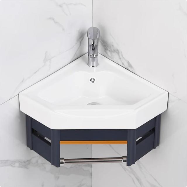 手洗器セット陶器製簡易洗面台 方形 洗面鉢 洗面台 洗面ボウル ガーデキッチ洗面ボール小型 壁付け型手洗い鉢コ ミニ 手洗いボウル 省スペース インストールが簡