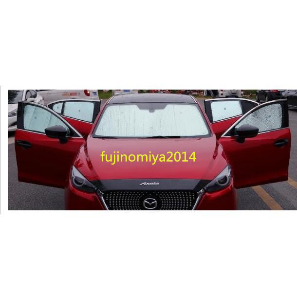 マツダ アクセラ BM &BY専用サンシェード 日除け 全車8ｐセット　激安価 新品新品 マツダ アクセラ BM \u0026BY 専用 全車サンシェード 日除け UV