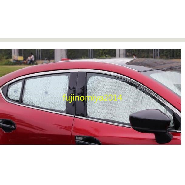 マツダ アクセラ BM &BY専用サンシェード 日除け 全車8ｐセット　激安価 新品新品 マツダ アクセラ BM \u0026BY 専用 全車サンシェード 日除け UV