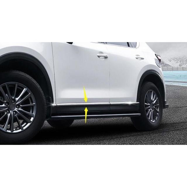 新型 マツダ CX-5 KF系 専用 サイドドアアンダーガーニッシュ 鏡面仕上げ　8Pセット