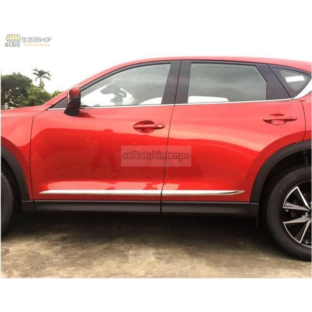 サイドドアガーニッシュ【マツダ CX-5 KF系】専用 ABS メッキ サイド