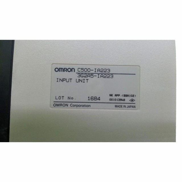 新品 未使用 C500-IA223 AC入力ユニット C500 C500IA223 6ヶ月保証
