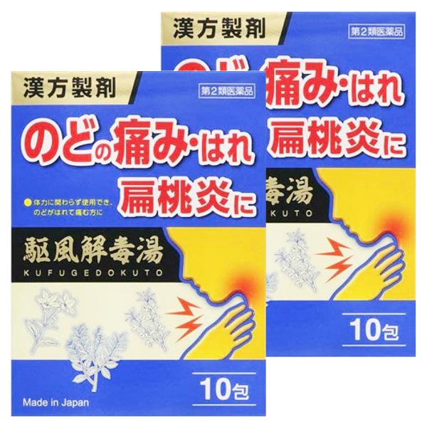 【第2類医薬品】駆風解毒湯 10包×2個 メール便送料無料