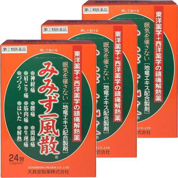 【第(2)類医薬品】みみず一風散 24包×3個セット ※セルフメディケーション税制対象商品