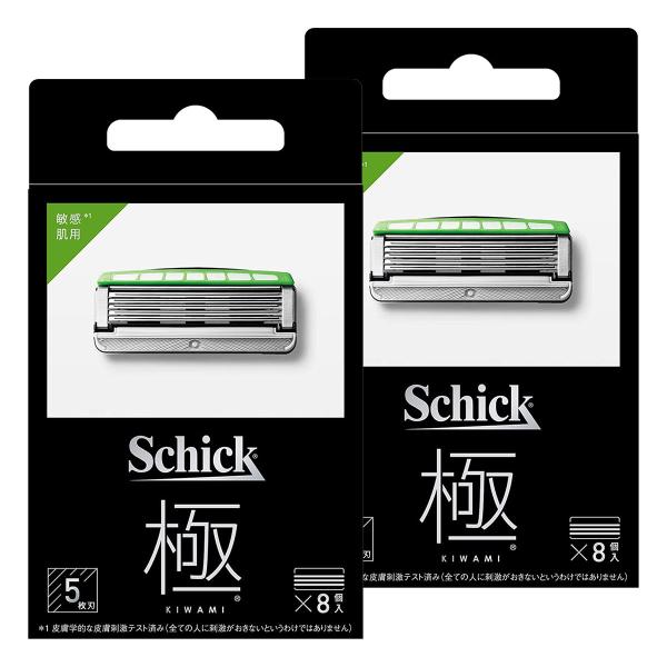シック 極 KIWAMI 替刃 敏感肌用(8コ入)×2個セット メール便送料無料