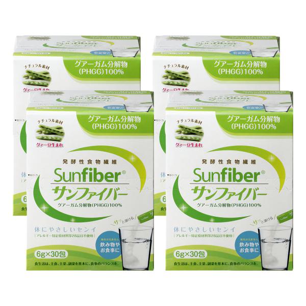 サンファイバー スティック 6g×30包×4個セット