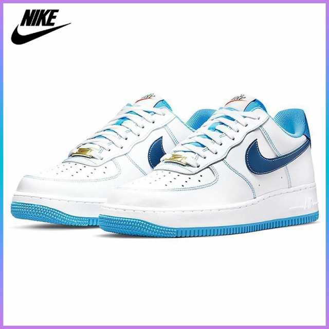 【タイムセール】ナイキ スニーカー メンズ NIKE 新品 シューズ 靴 NIKE AIR FORCE 1 07 LOW White  University Blue AF1 エアフォース 1 ｜au PAY マーケット