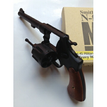 タナカワークス S&W M1917 cal.45 Military HW ブラック 5.5インチ 発火式 モデルガン 完成 リボルバー_8