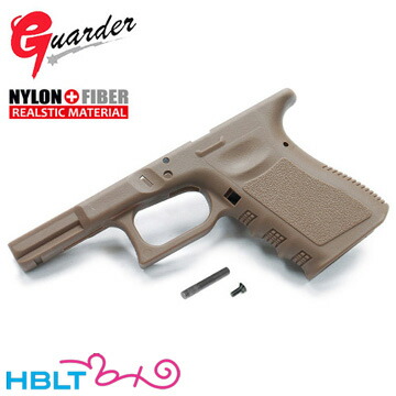 ガーダー フレーム KJ グロック19 ガスブローバック 用 リアル刻印 USA (TAN)