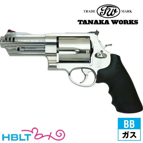 タナカワークス S&W M500 Ver.2 ステンレス/シルバー 3+1インチ ガスガン リボルバー 本体