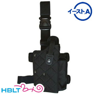 イーストA レッグ ホルスター M93R デザートイーグル など ライト付対応 マガジンポーチ 付 Black 128 BKの通販は 7,739円