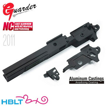 Guarder シャーシ 東京マルイ ガスブロ ハイキャパ 4.3 STI 2011 ブラック