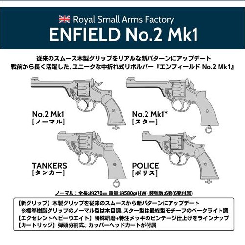ENFIELD No.2 MK1 STAR モデルガン