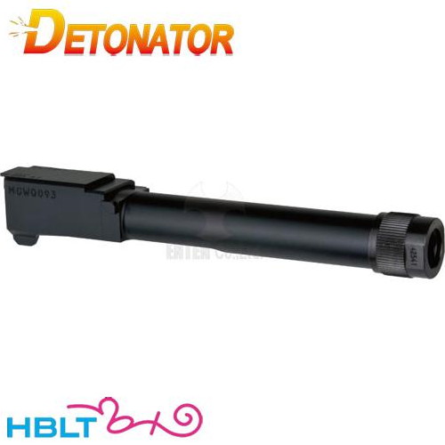 DETONATOR Glock Factory タイプ アウターバレル 東京マルイ ガスブロ グロック17 Gen.5 MOS（14mm逆ネジ アルミ ブラック）